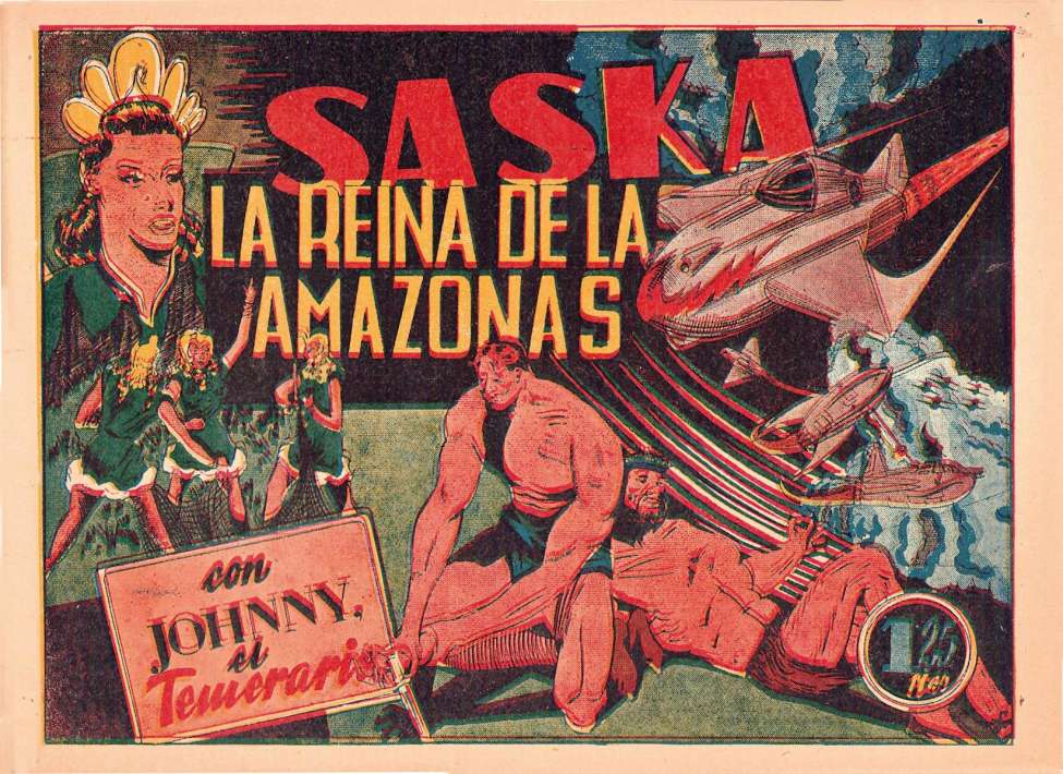 Book Cover For Johnny el Temerario 6 - Saska, La Reina de la Amazonas