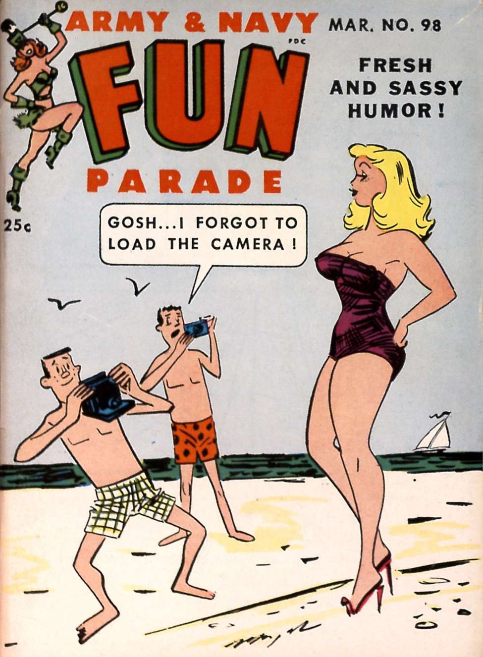 Book Cover For Army & Navy Fun Parade 98