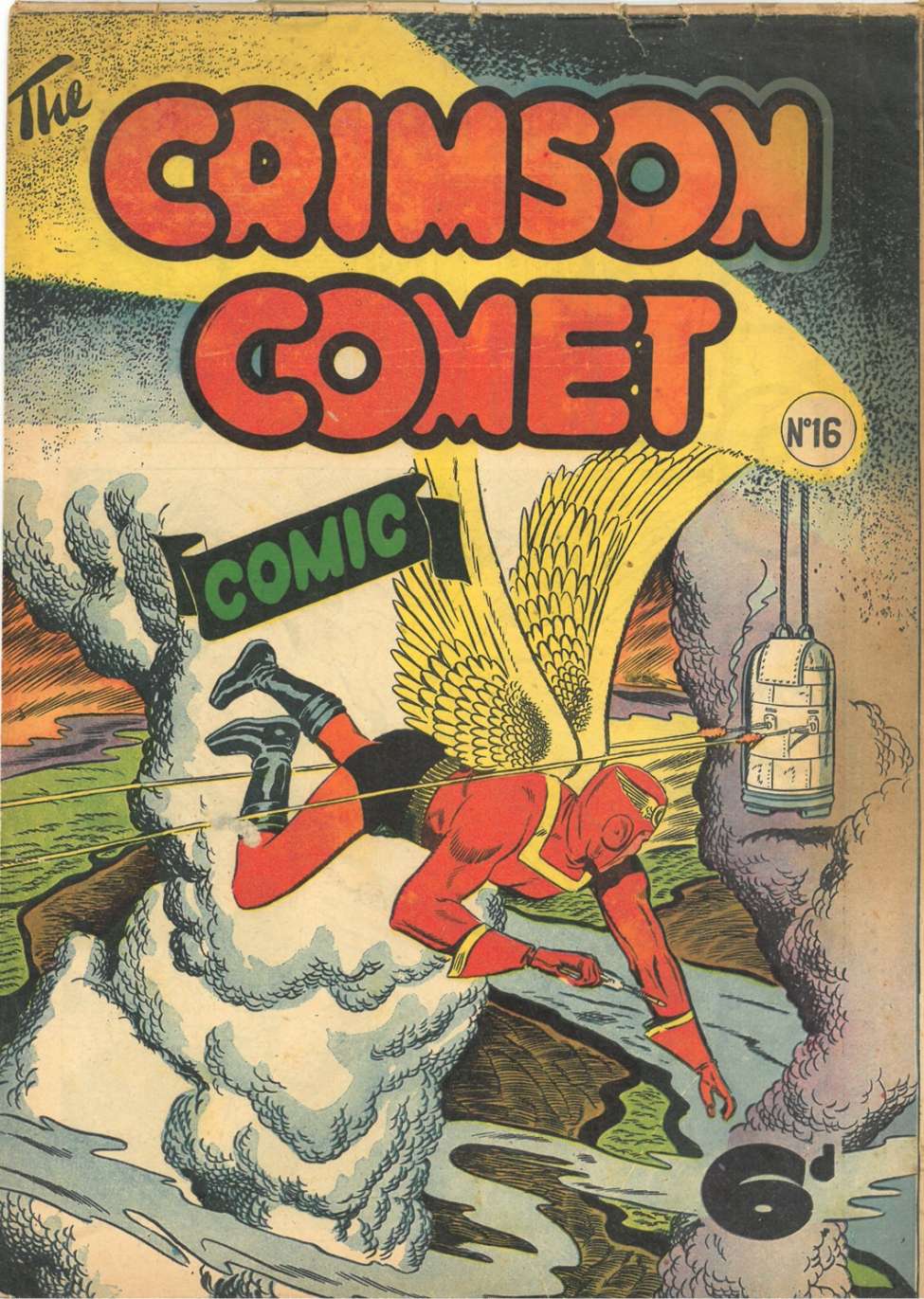 Book Cover For The Crimson Comet Comic 16