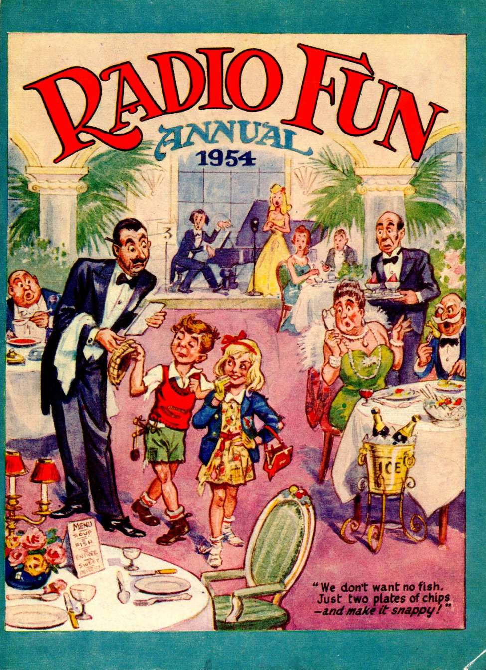 Book Cover For Radio Fun Annual 1954