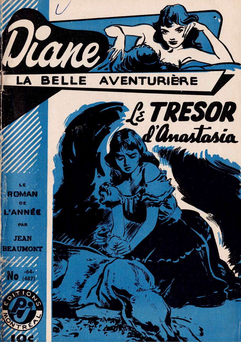 Book Cover For Diane, La Belle Aventuriere 64 - Le trésor d'Anatasia