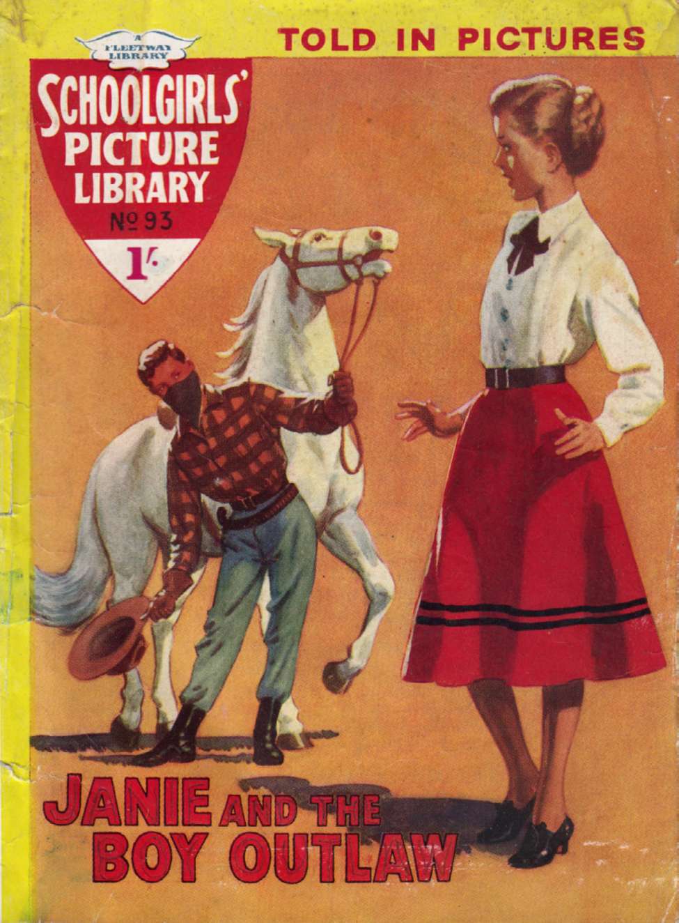 Book Cover For Schoolgirls' Picture Library 93 - Janie and the Boy Outlaw