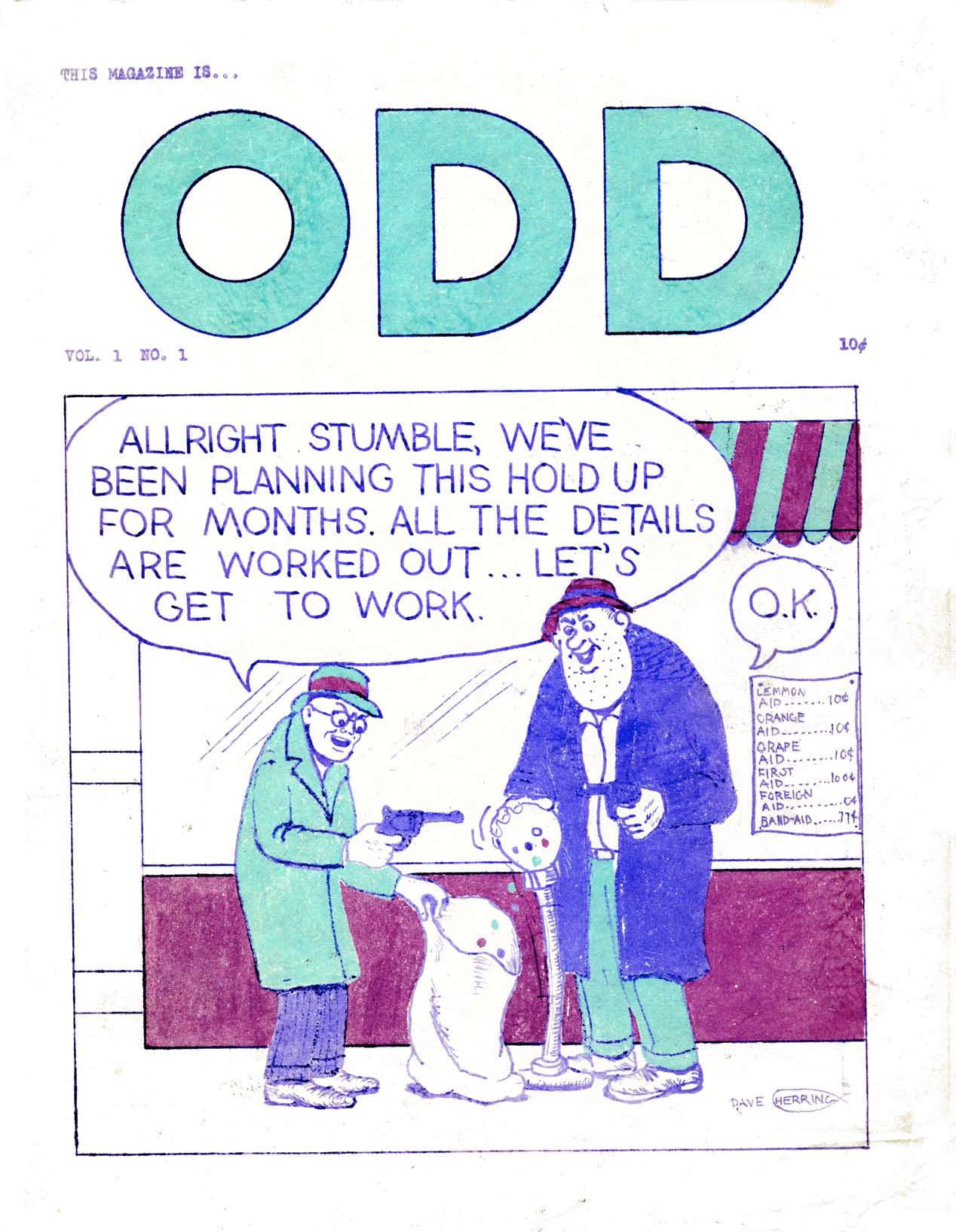 Book Cover For Odd v1 #1