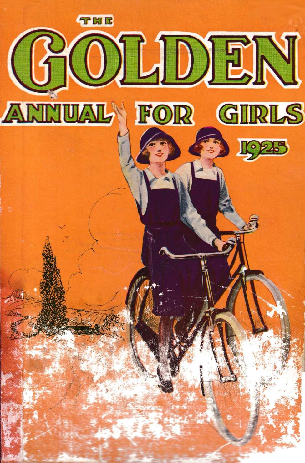 Book Cover For Golden Annual for Girls 1925