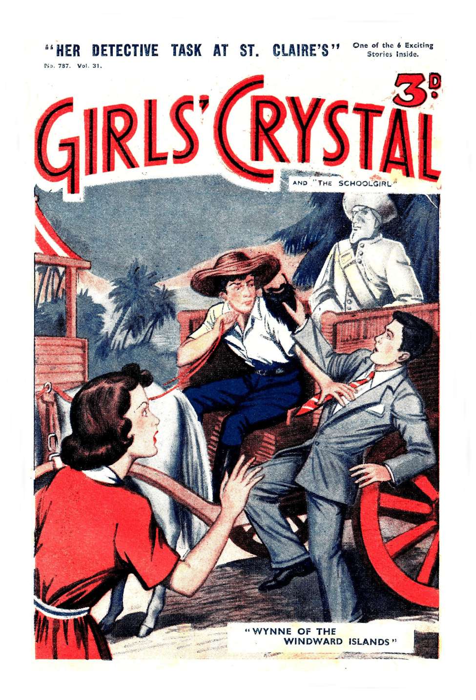 Book Cover For Girls' Crystal 787 - Wynne of The Windward Islands