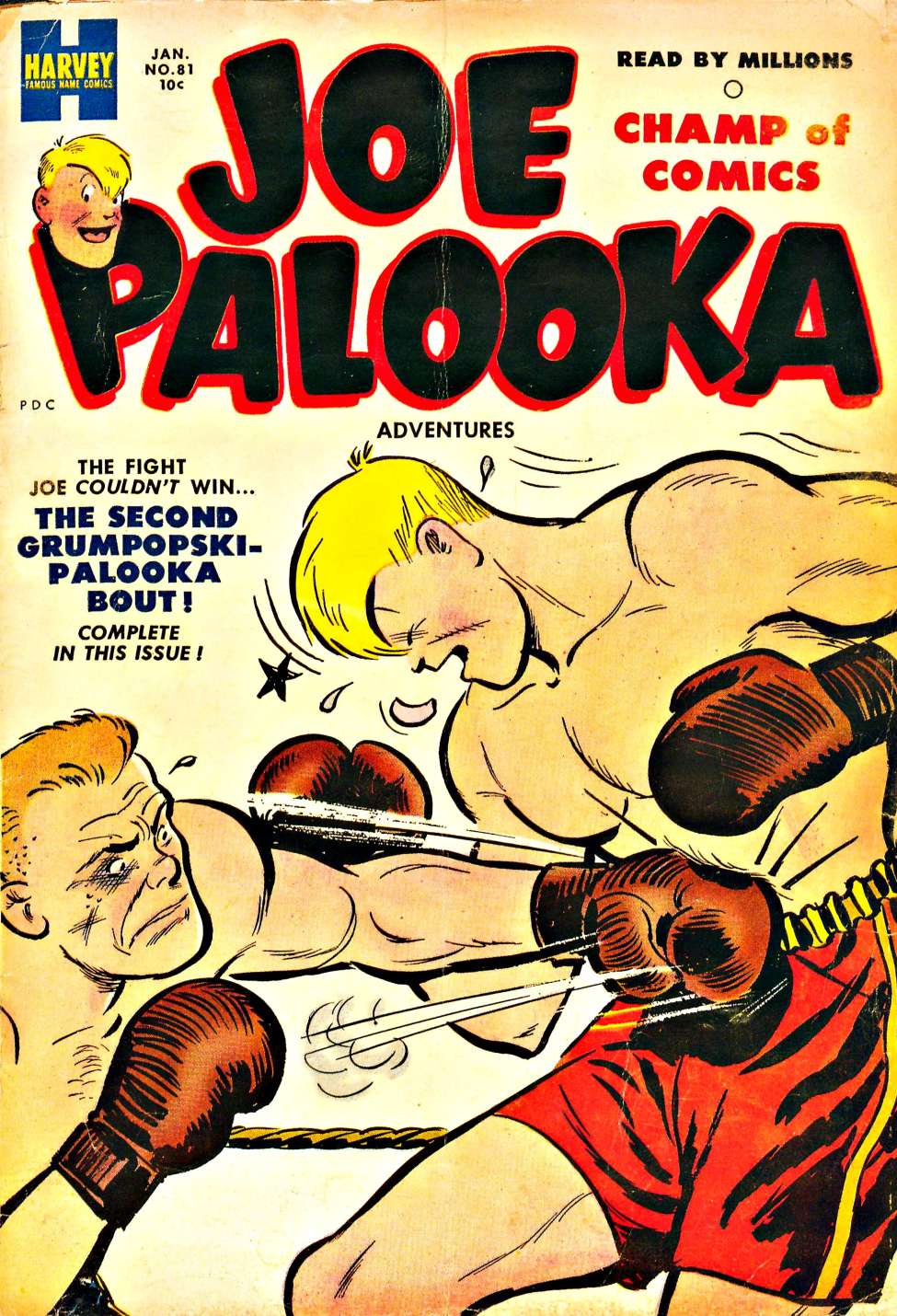 Book Cover For Joe Palooka Comics 81