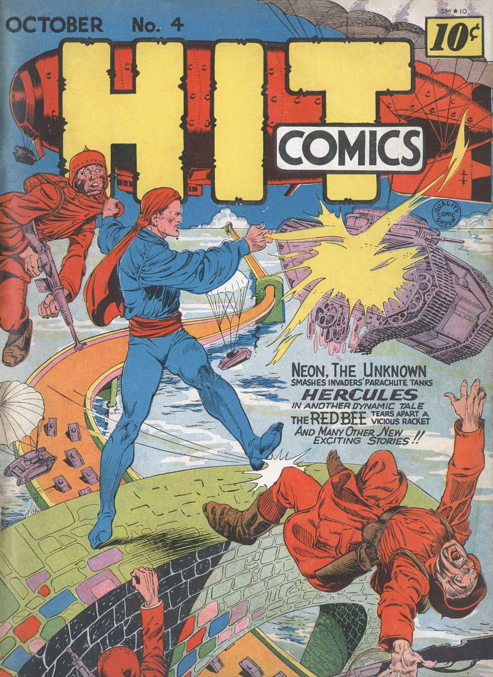 Book Cover For Hit Comics 4