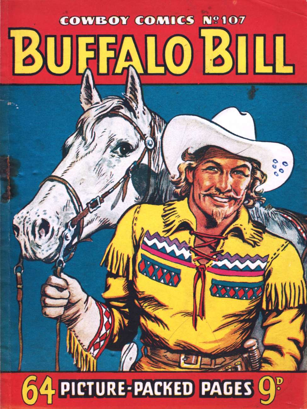 Book Cover For Cowboy Comics 107 - Buffalo Bill