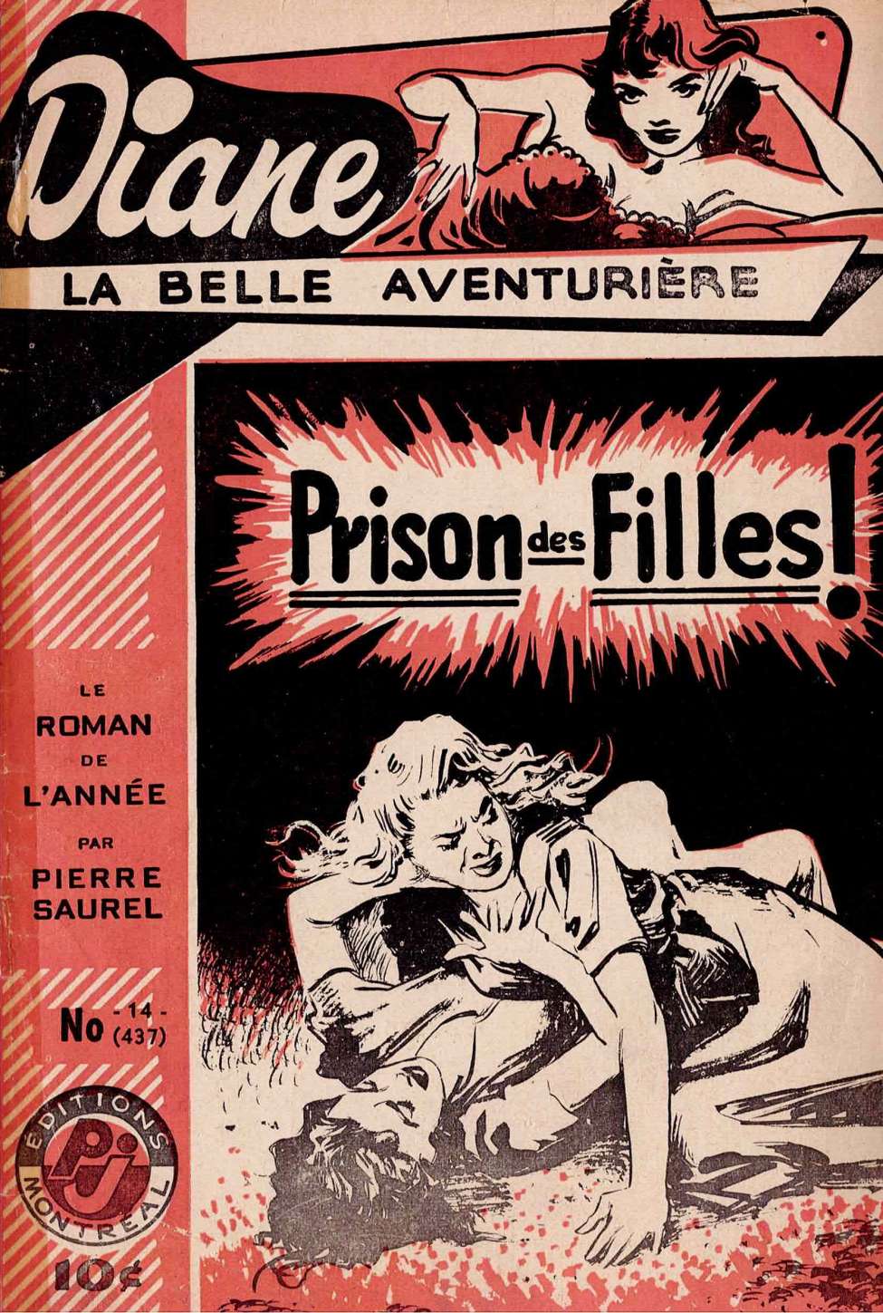 Book Cover For Diane, La Belle Aventuriere 14 - Prison des filles