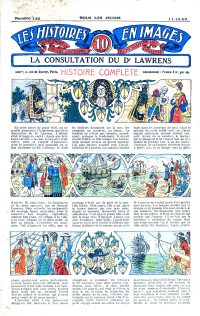 Large Thumbnail For Les Histoires en Images 136. La Consultation du Dr.Lawrens .