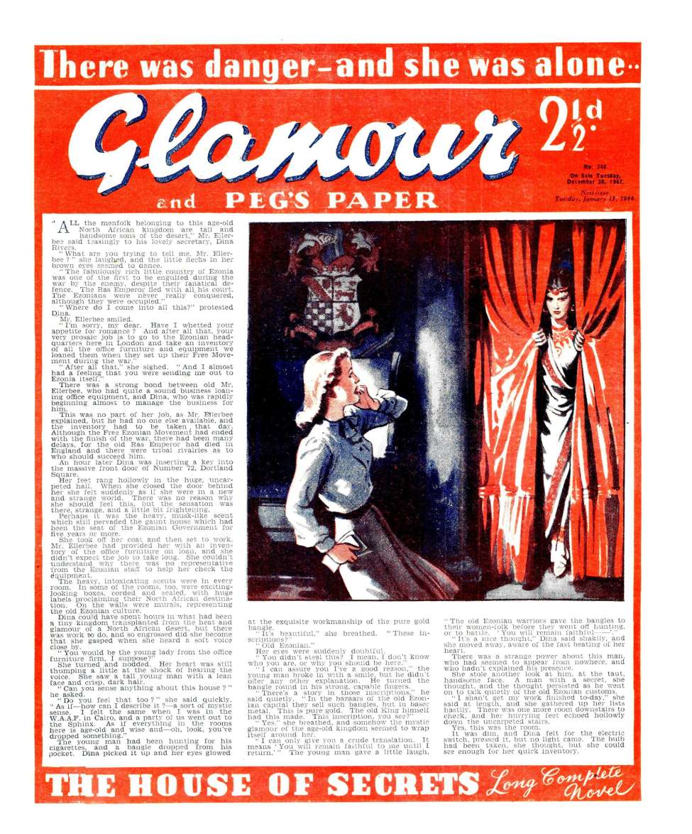Book Cover For Glamour 346
