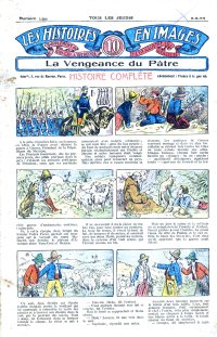 Large Thumbnail For Les Histoires en Images 126 - La Vengeance du Pâtre
