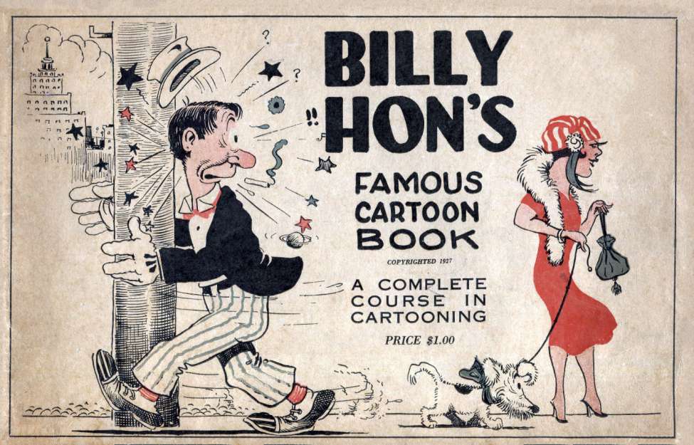 Book Cover For Billy Hon's Famous Cartoon Book