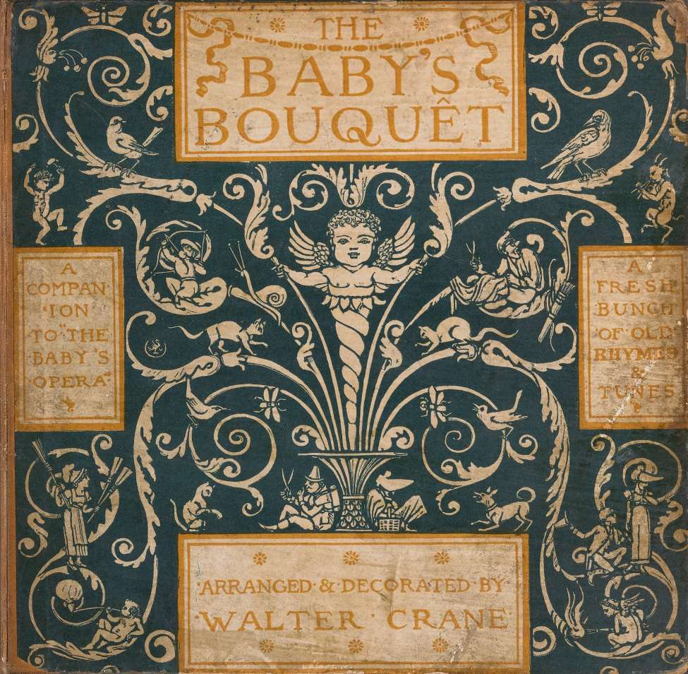 Book Cover For The Baby's Bouquet - Walter Crane