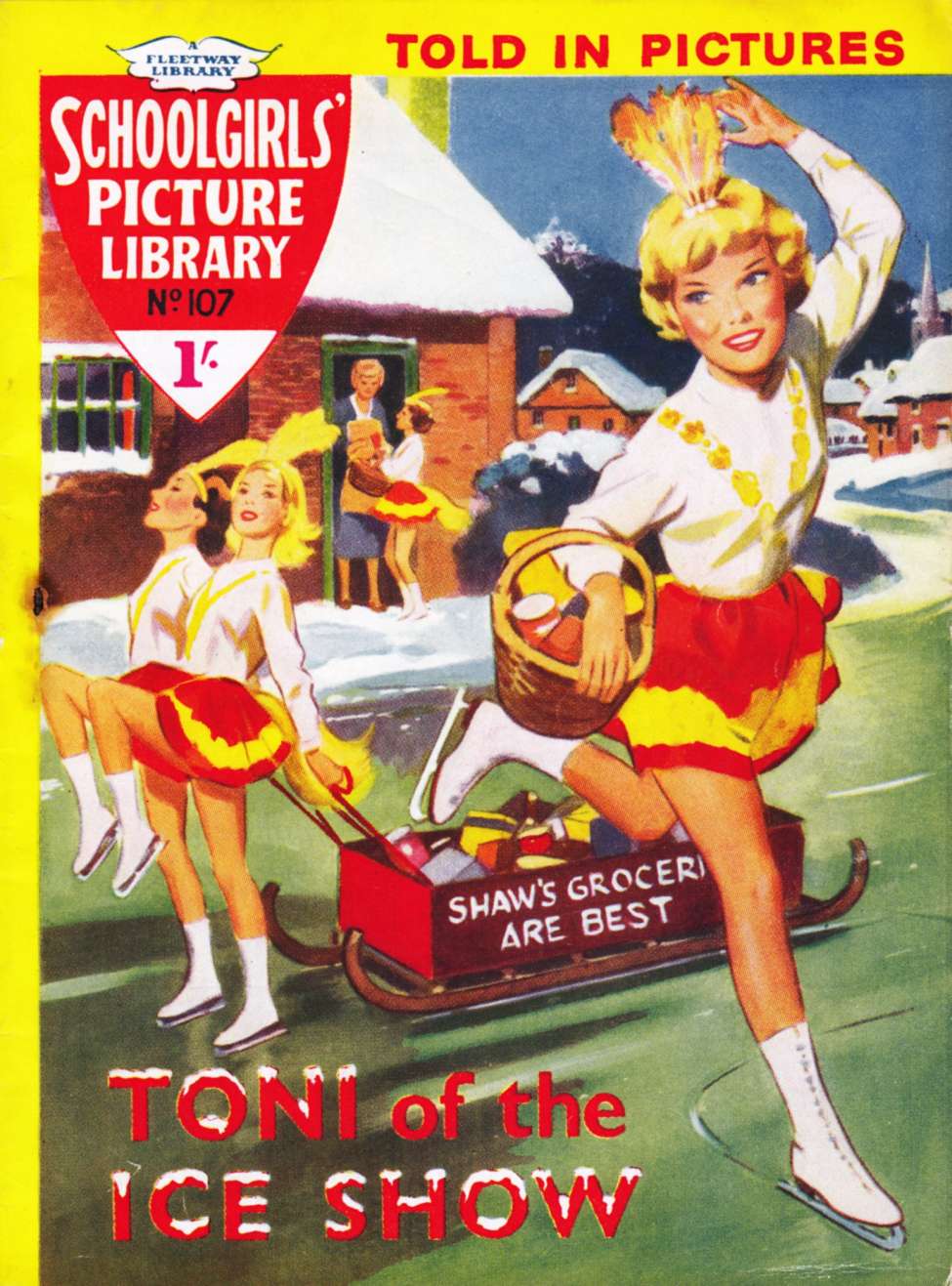 Book Cover For Schoolgirls' Picture Library 107 - Toni of The Ice Show