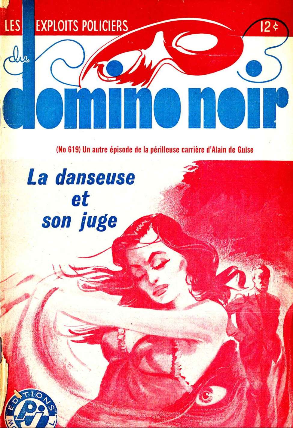 Book Cover For Domino Noir v2 619 - La danseuse et son juge