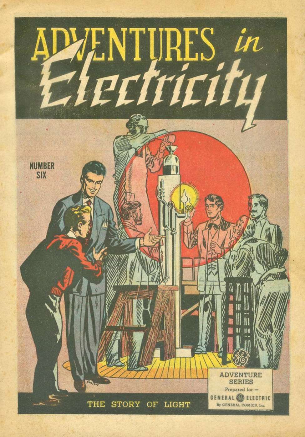 Book Cover For Adventures in Electricity 6 - Version 1
