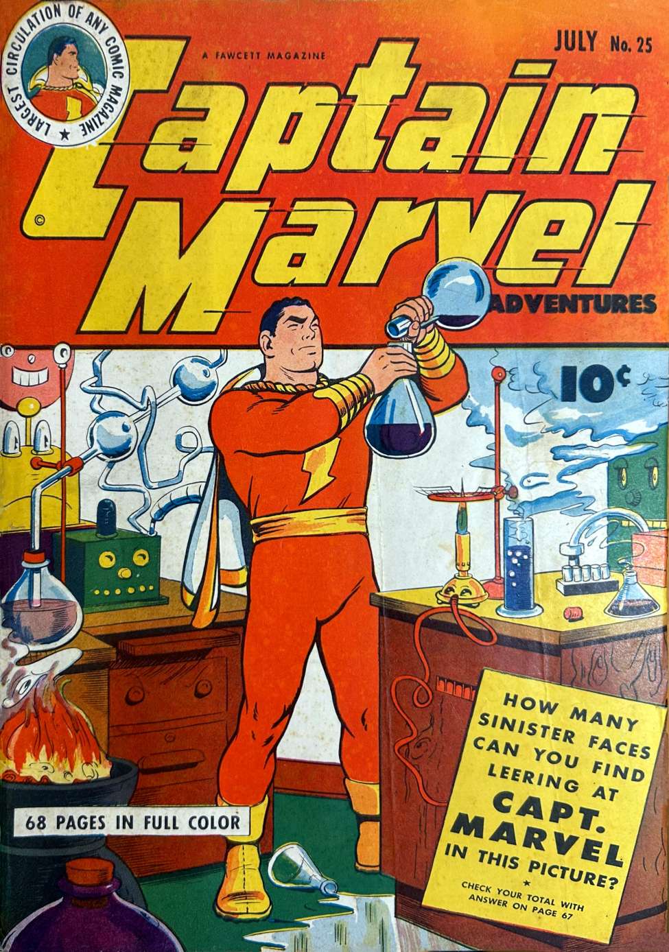 Book Cover For Captain Marvel Adventures 25