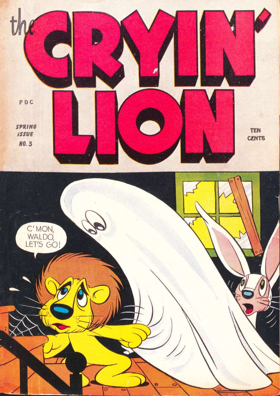 Book Cover For Cryin Lion 3 (William H. Wise) (1945) (Titansfan Scans - David Miles Edits)