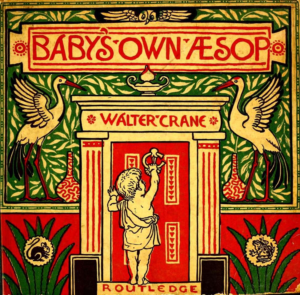 Book Cover For The Baby's Own Æsop - Walter Crane