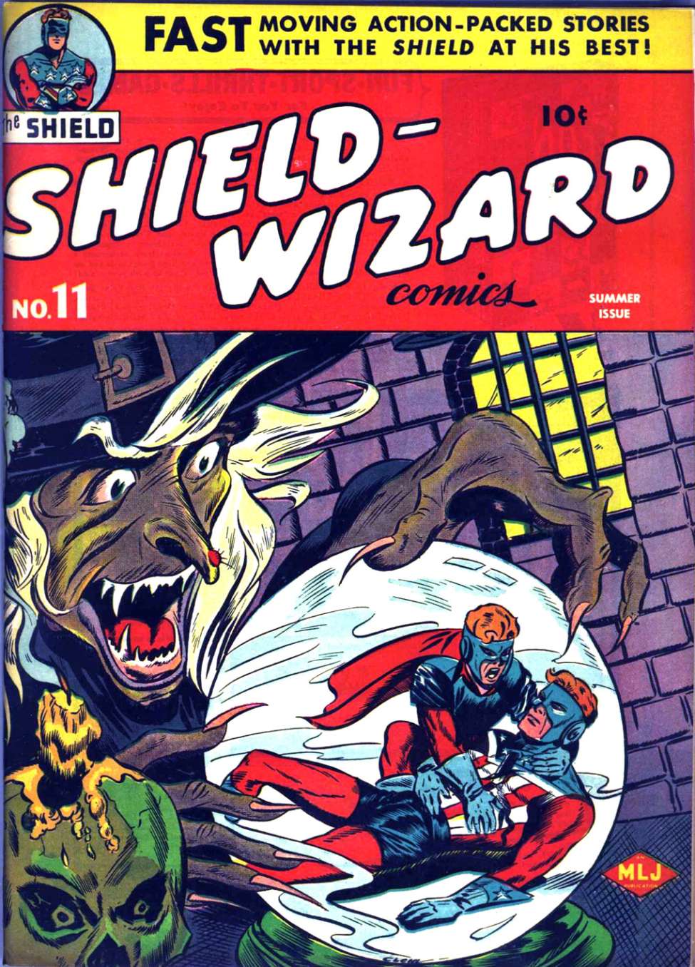 Book Cover For Shield Wizard Comics 11