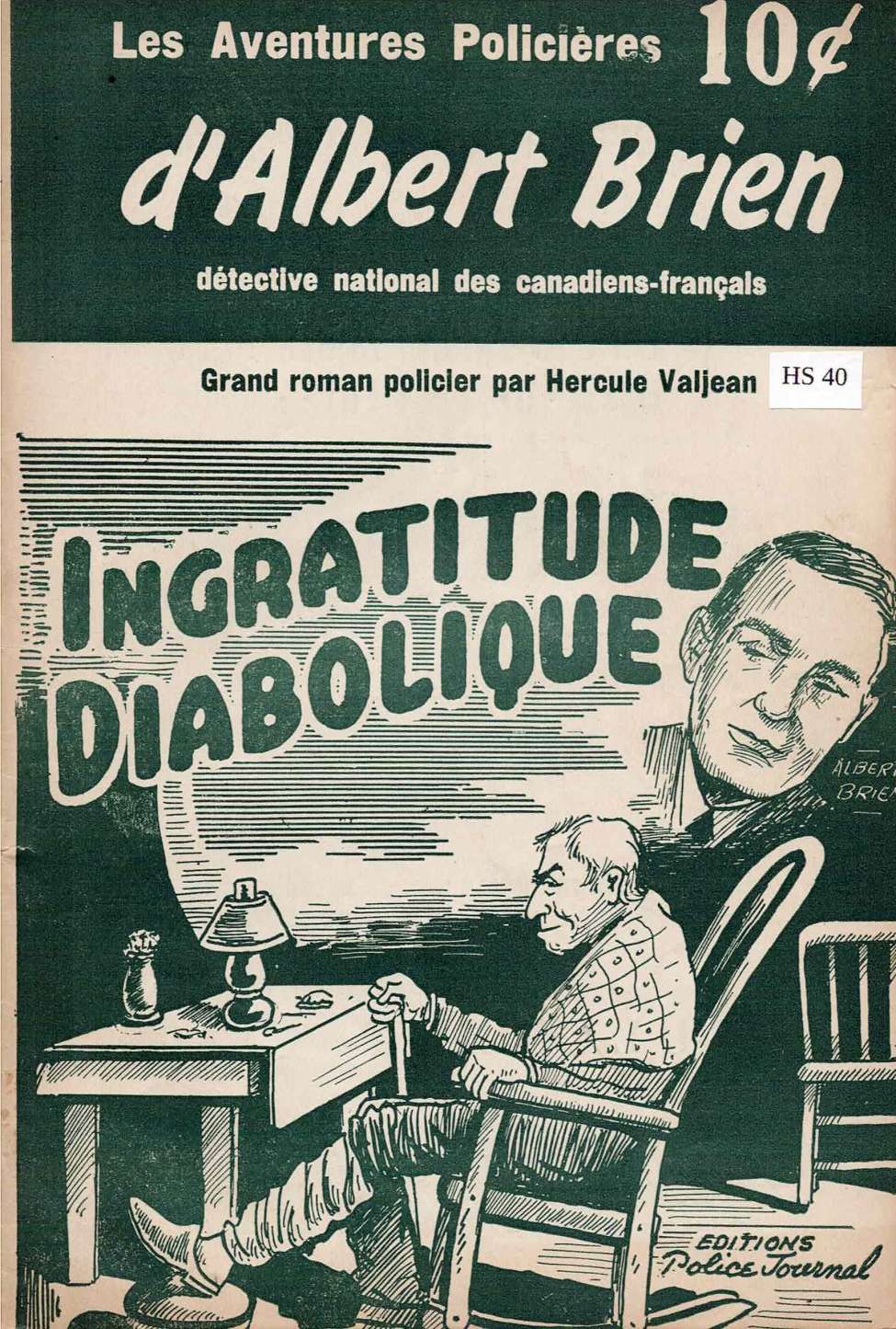 Book Cover For Albert Brien 40 - Ingratitude diabolique