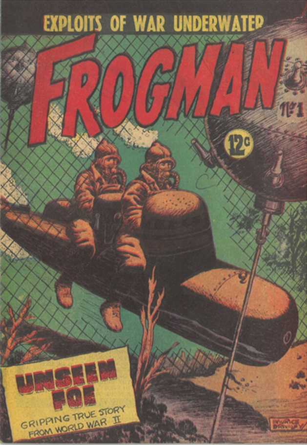 Book Cover For Frogman 1 (third series)