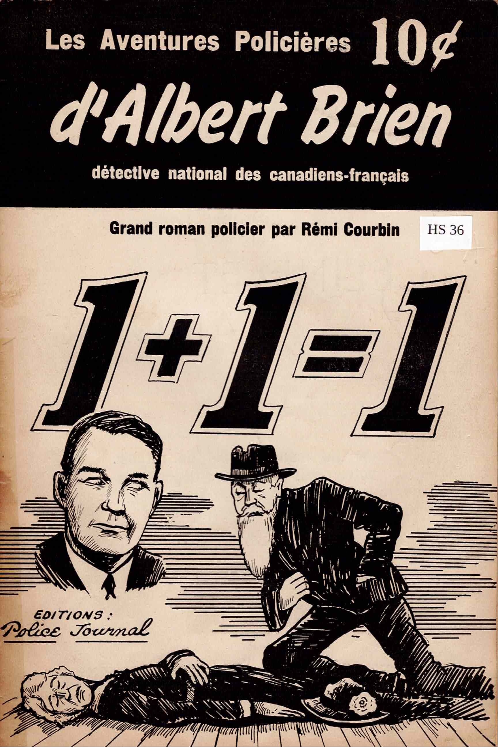 Book Cover For Albert Brien 36 - 1+1=1