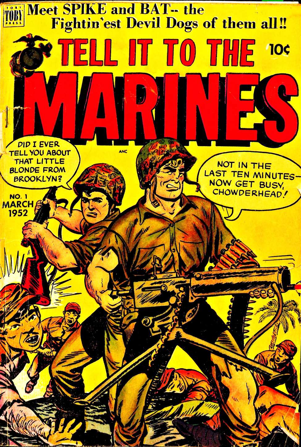 Book Cover For Tell it to the Marines 1 - Version 2