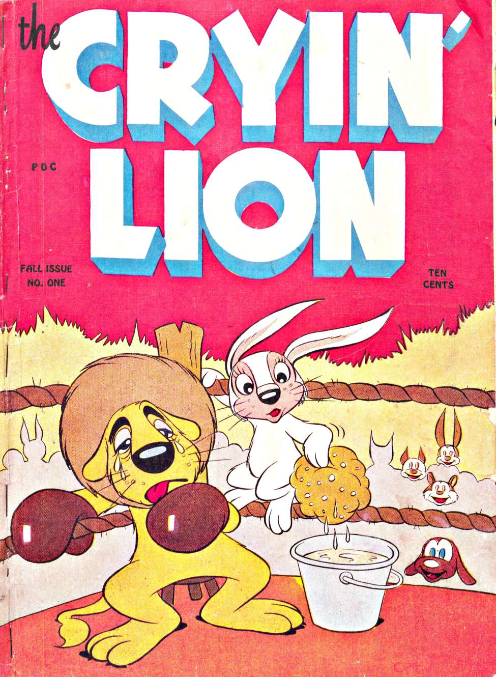 Book Cover For Cryin Lion 1 (William H. Wise) (1944) (Titansfan Scans - David Miles Edits)