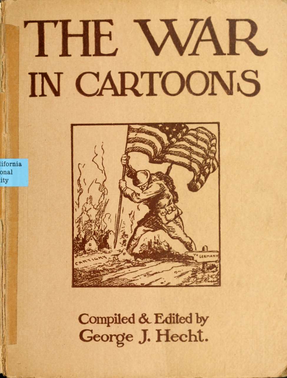 Book Cover For The War in Cartoons