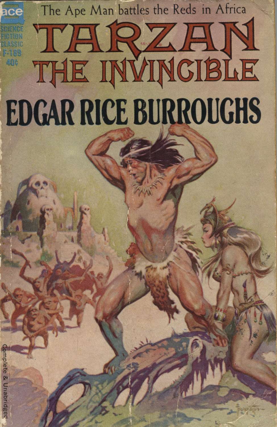 Book Cover For Tarzan 14 Tarzan the Invincible