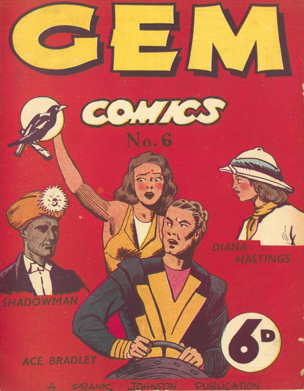 Book Cover For Gem Comics 6