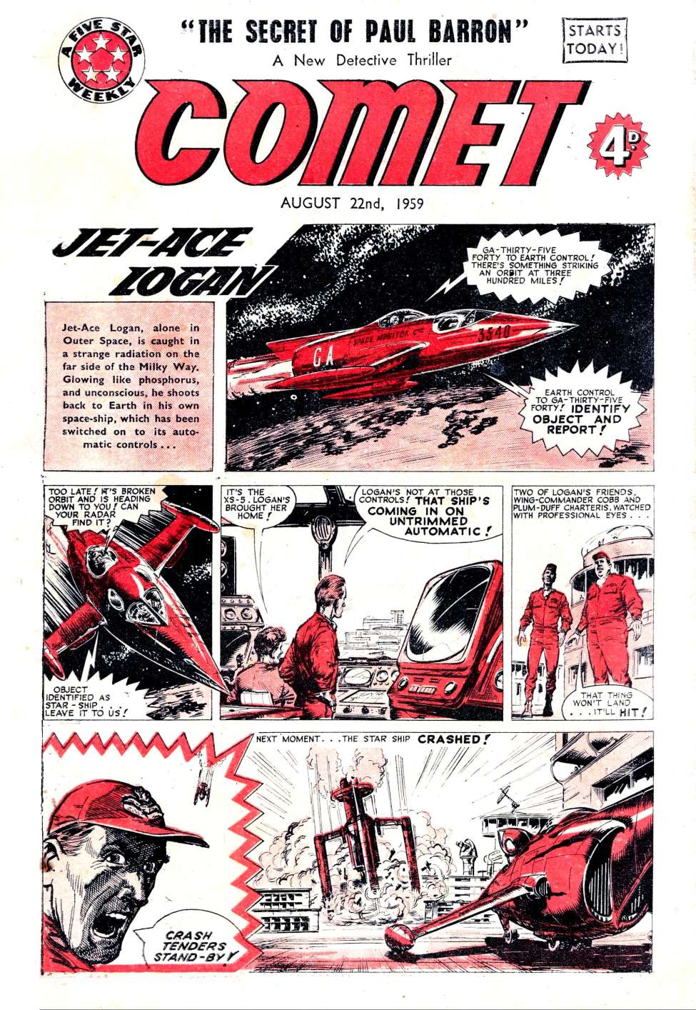 Book Cover For The Comet 572