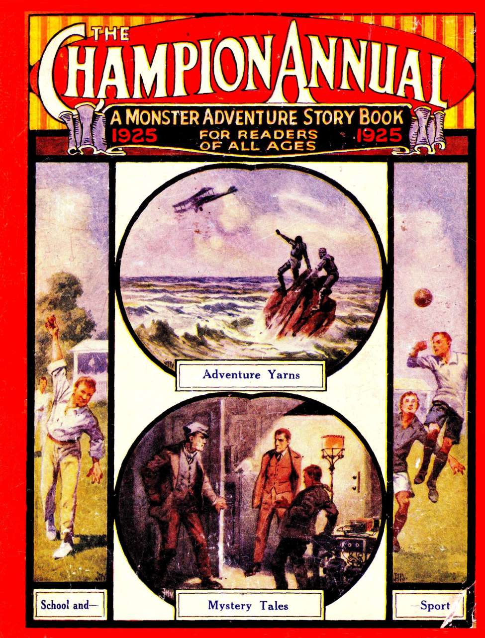Book Cover For The Champion Annual 1925