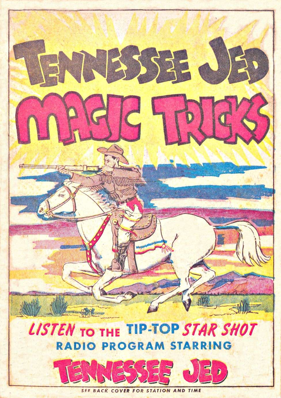 Book Cover For Tennessee Jed Magic Tricks