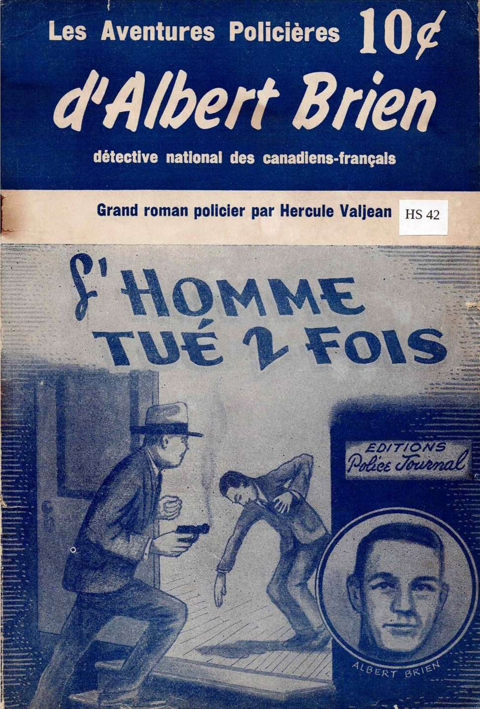 Book Cover For Albert Brien 42 - L'homme tué deux fois