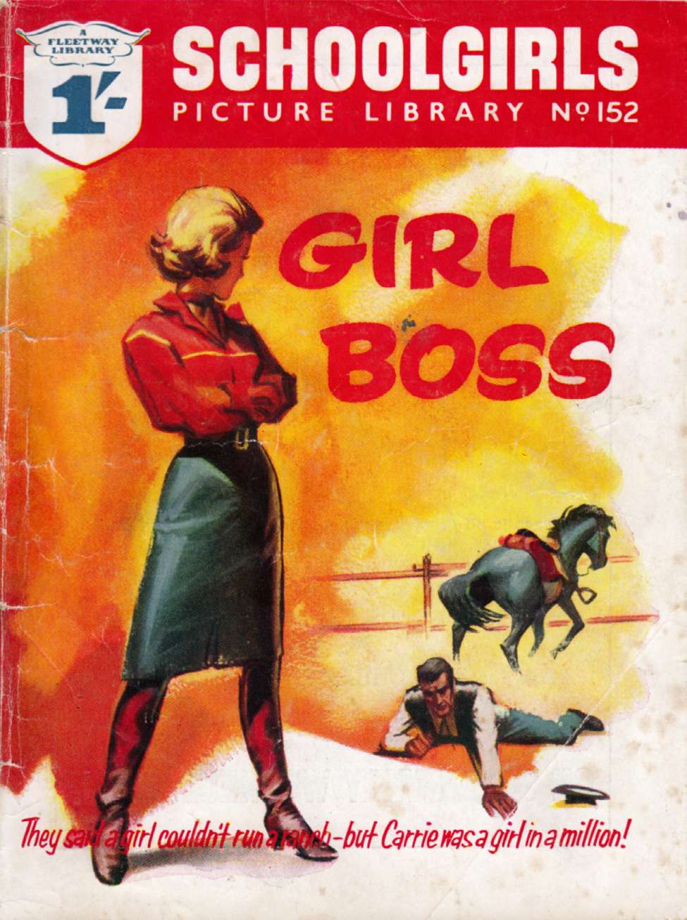 Book Cover For Schoolgirls' Picture Library 152 - Girl Boss