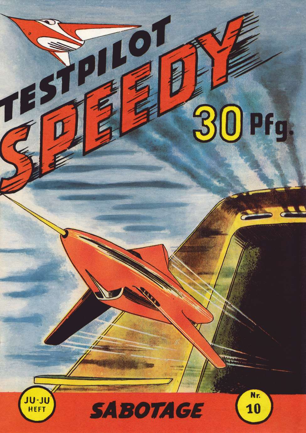 Book Cover For Testpilot Speedy 10 - Sabotage