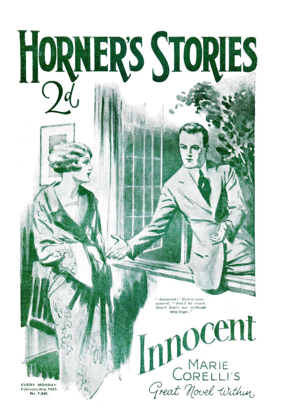 Book Cover For Horner's Stories 1845