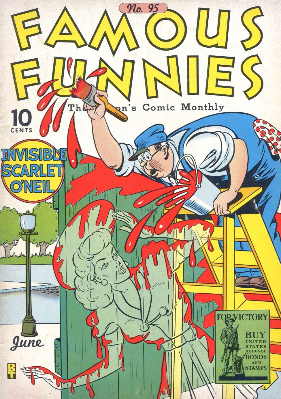 Book Cover For Famous Funnies 95