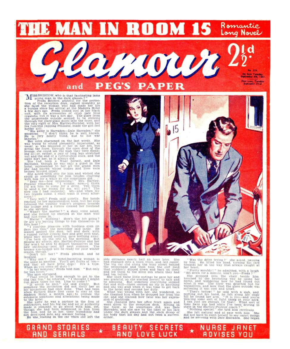 Book Cover For Glamour 339
