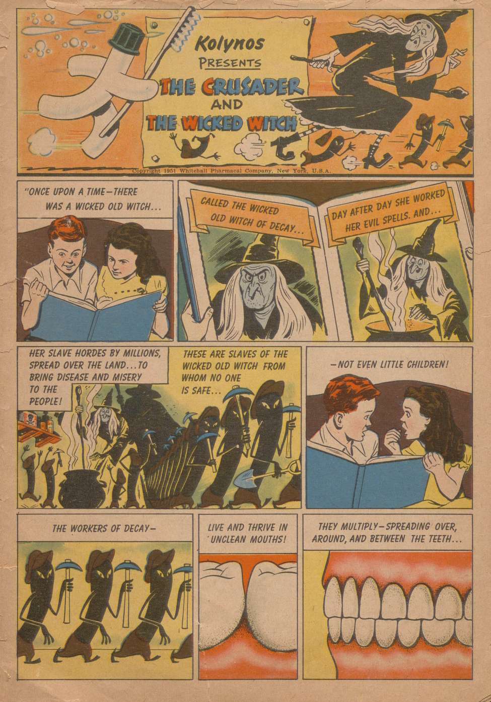 Book Cover For Kolynos Presents The Crusader and the Wicked Witch