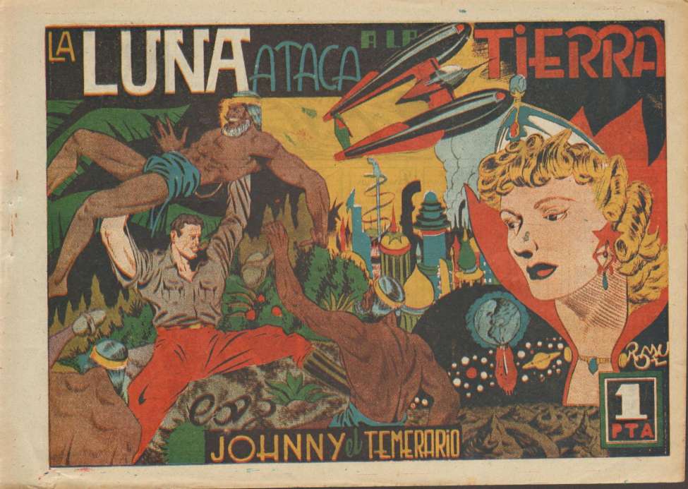 Book Cover For Johnny el Temerario 5 - La Luna Ataca a la Tierra