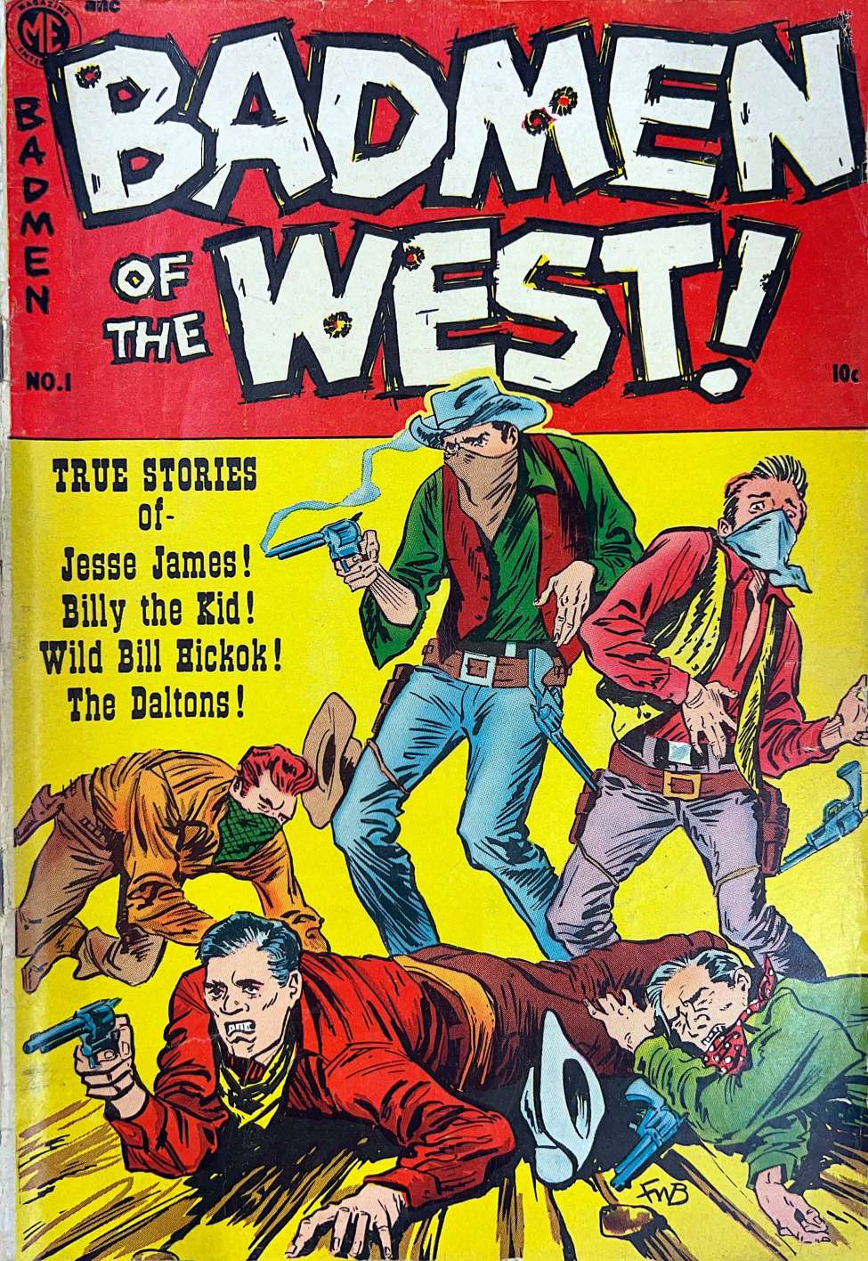 Book Cover For Badmen of the West 1 (A-1 100) - Version 2