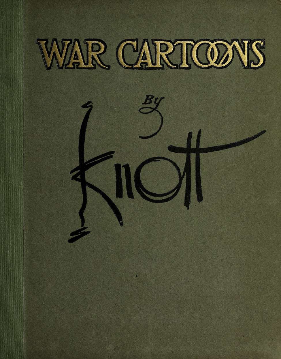 Book Cover For War Cartoons by Knott