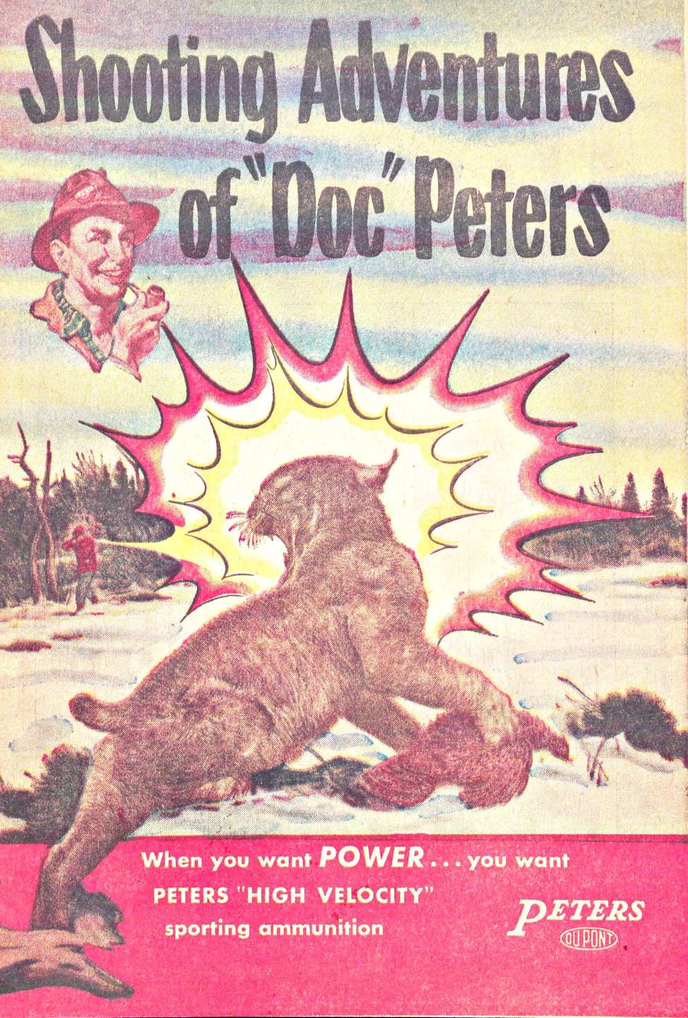 Book Cover For Shooting Adventures of "Doc" Peters - Cartridge Company