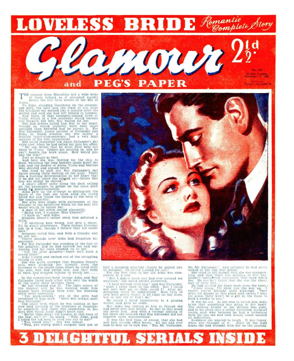 Book Cover For Glamour 343