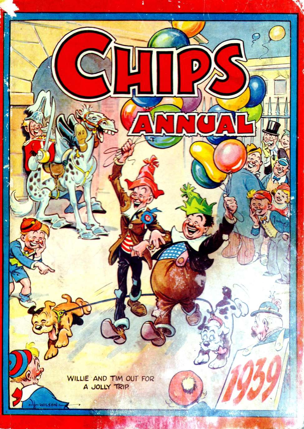 Book Cover For Illustrated Chips Annual 1939