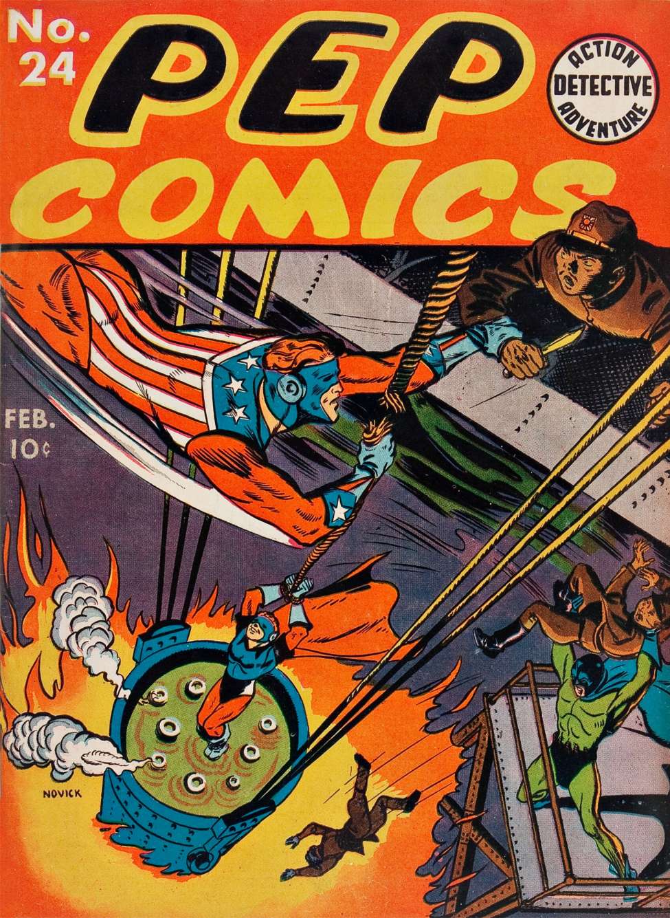 Book Cover For Pep Comics 24